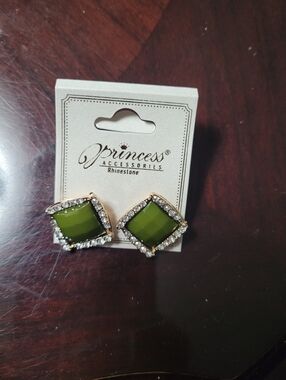 Princess Accessories rhinestone earrings